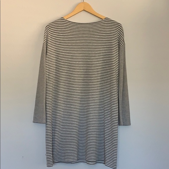 J. JILL Long Sleeve Striped Casual Shift Dress - Picture 12 of 14